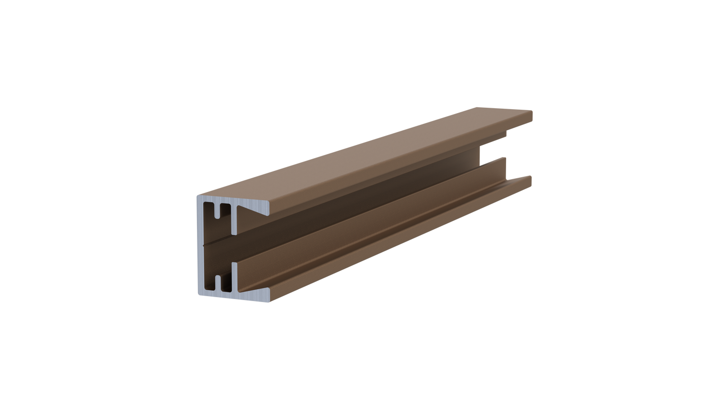 Alu Wandanschluss - Länge: 5.400 mm