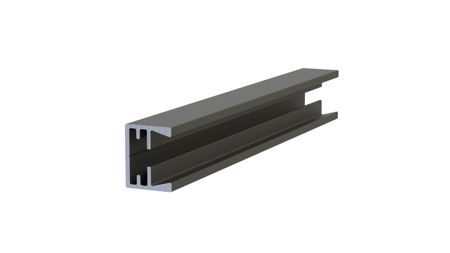 Alu Wandanschluss - Länge: 5.400 mm