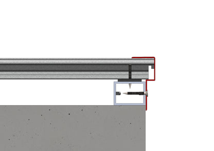 AluTec Abschlussprofil - Länge: 4.500 mm