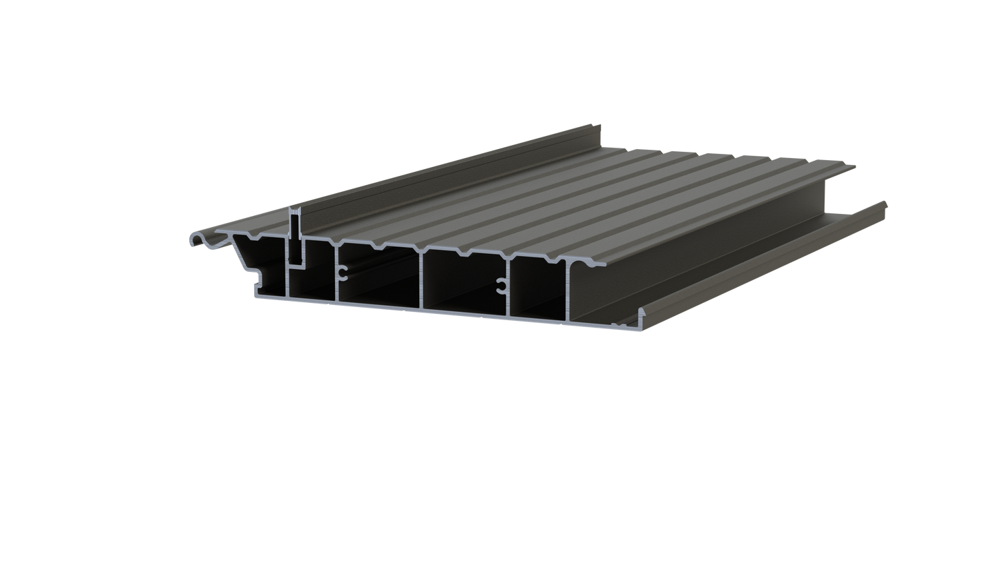 AluTec Flexdiele - Länge: 4000 mm | Deckbreite: 165,5mm