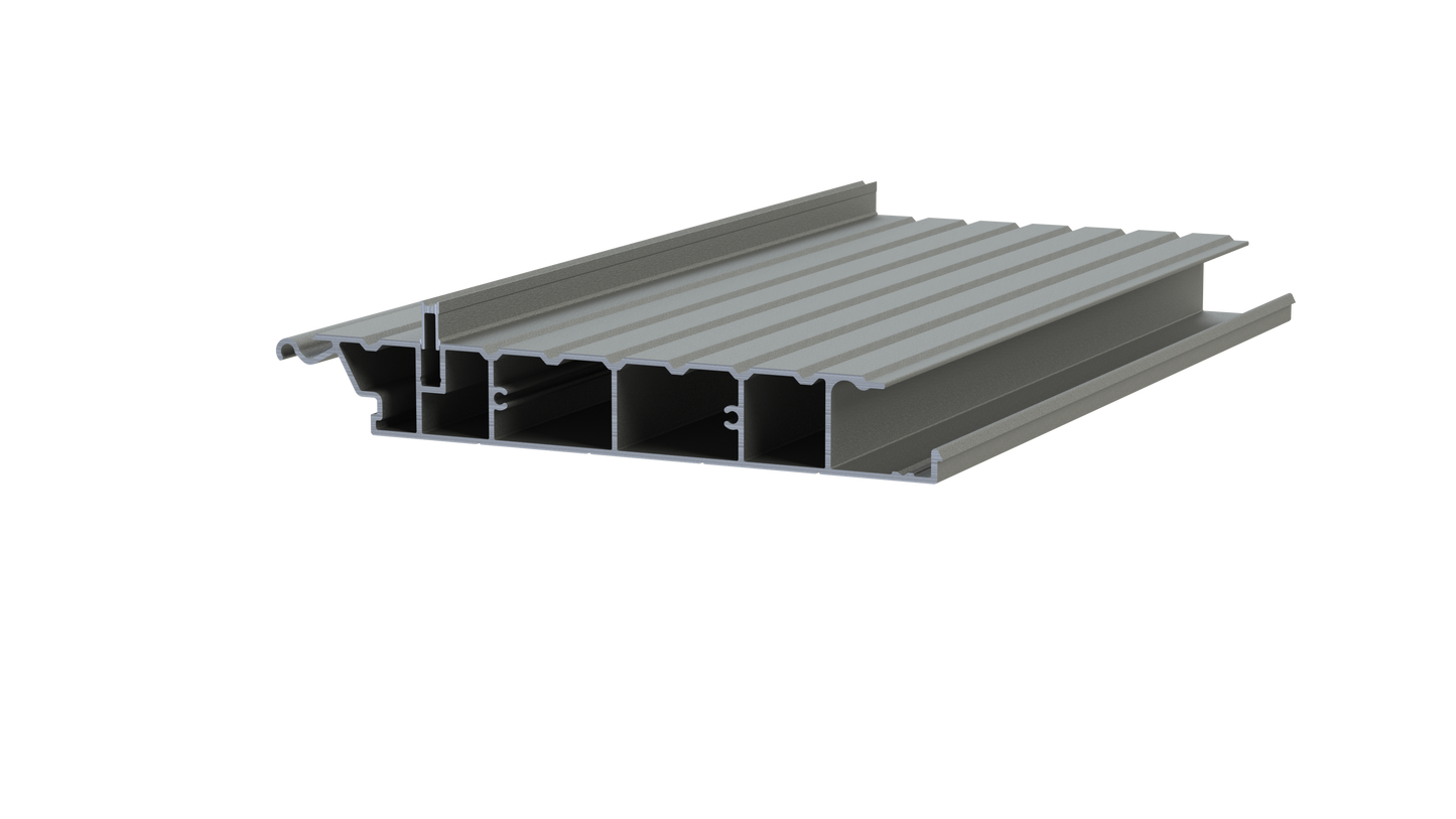 AluTec Flexdiele - Länge: 4000 mm | Deckbreite: 165,5mm