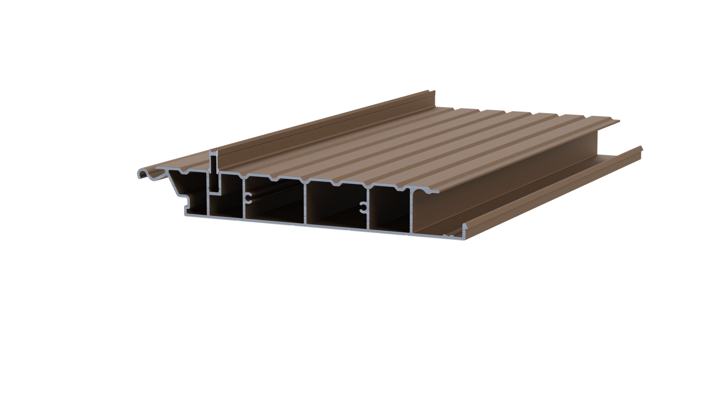 AluTec Flexdiele - Länge: 4000 mm | Deckbreite: 165,5mm