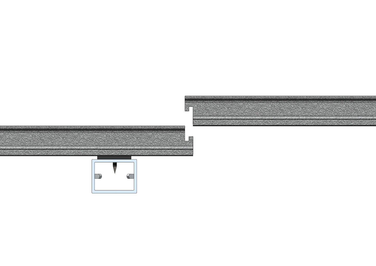 AluTec Systemdiele im Set mit 1,45qm | Deckbreite: 165,5mm - Länge: 2.200 mm